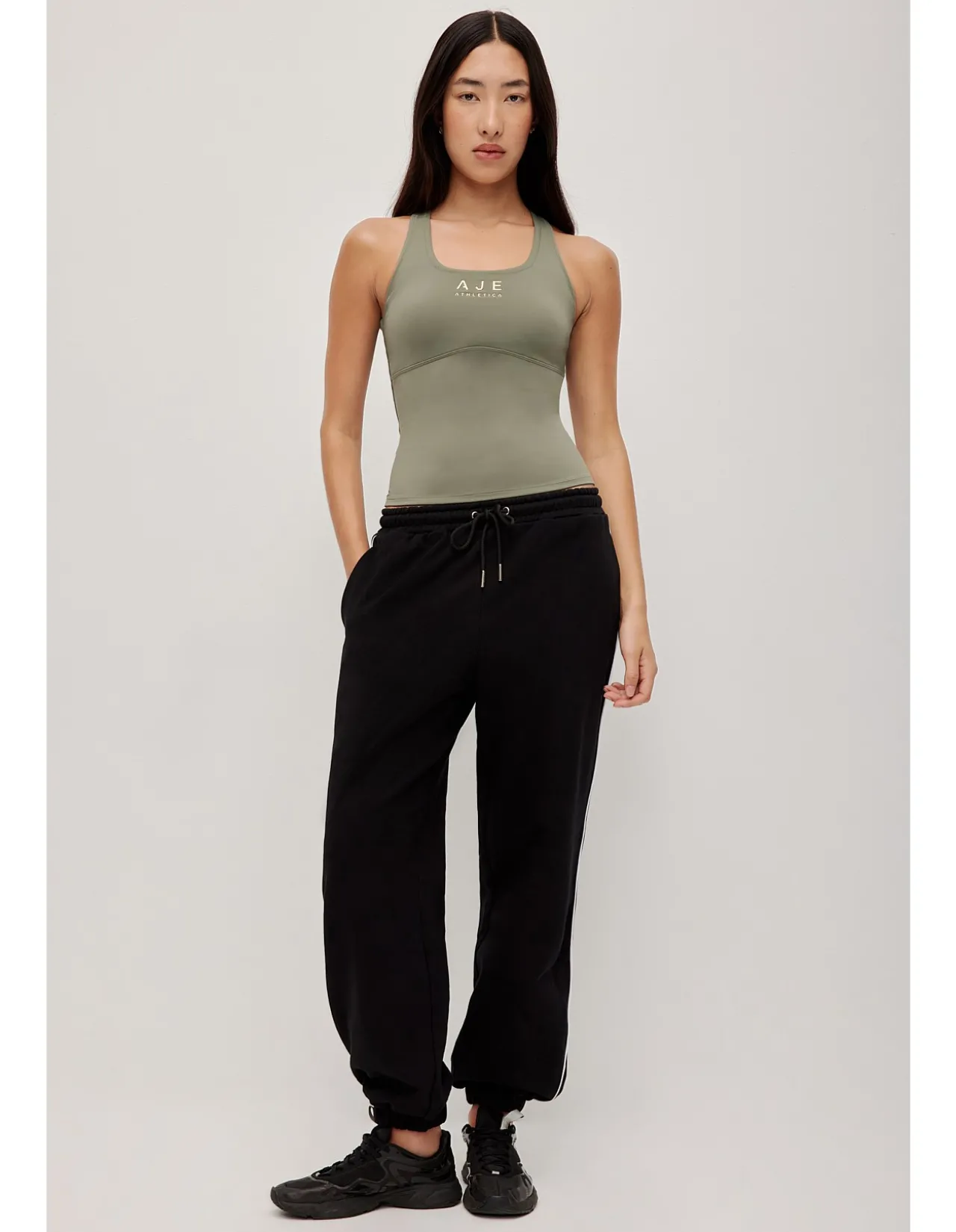 Panelled French Terry Pant