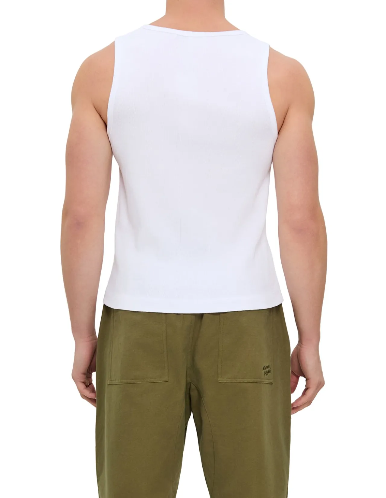 Paris Ribbed Organic Cotton Tank Top