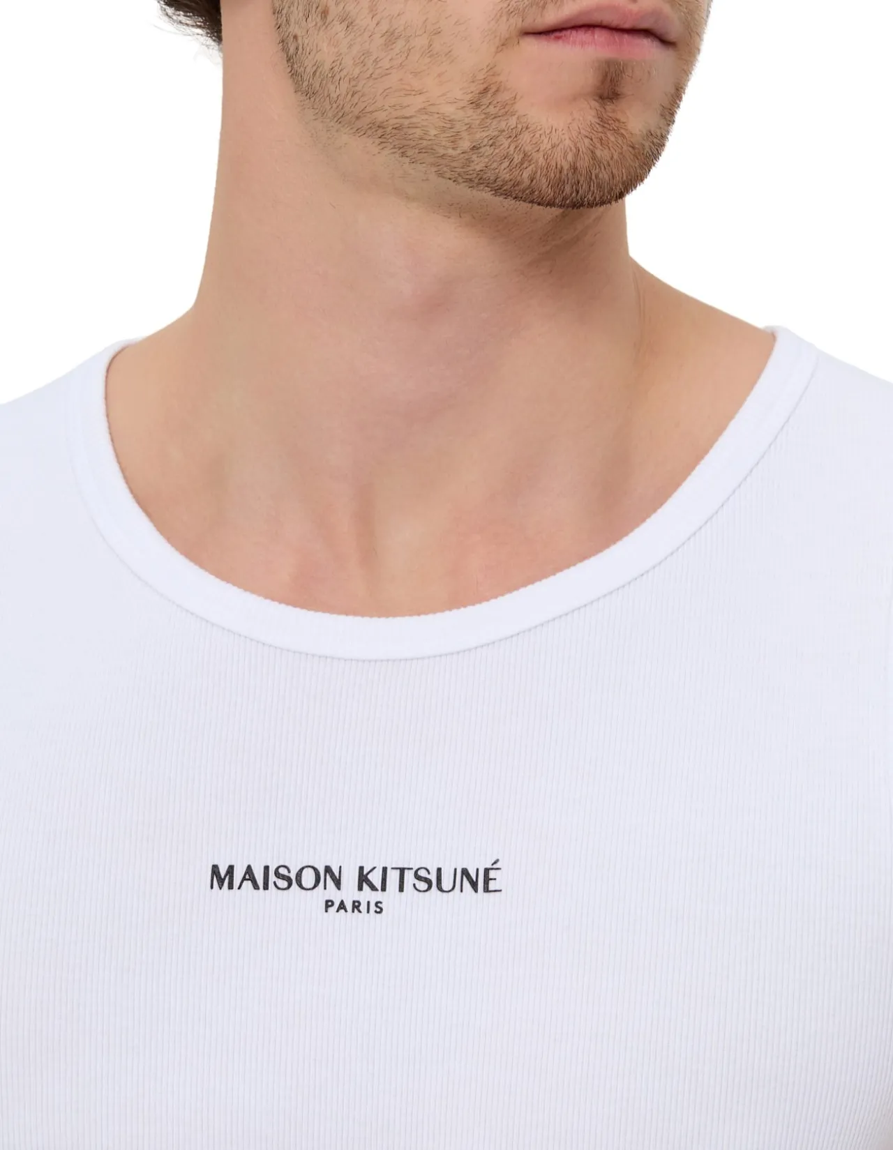 Paris Ribbed Organic Cotton Tank Top
