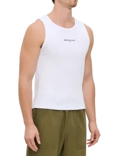 Paris Ribbed Organic Cotton Tank Top
