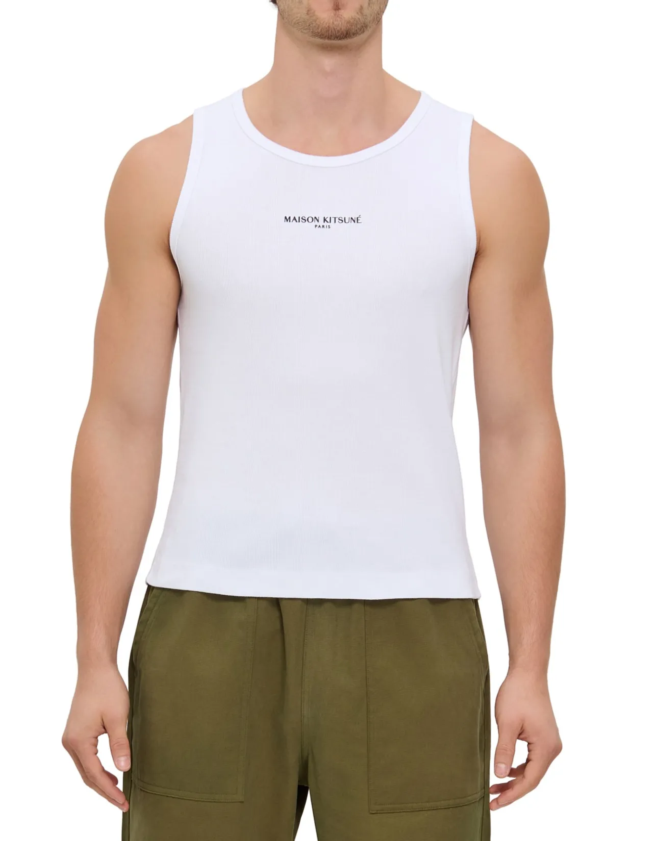 Paris Ribbed Organic Cotton Tank Top