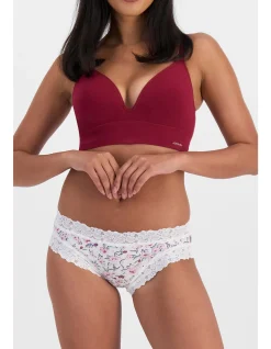 PARISIENNE COTTON PRINT BIKINI BRIEF