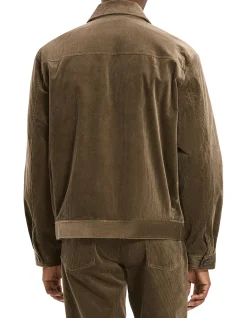 Patch Pocket Jacket in Brushed Corduroy