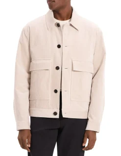 Patch Pocket Jacket in Brushed Corduroy