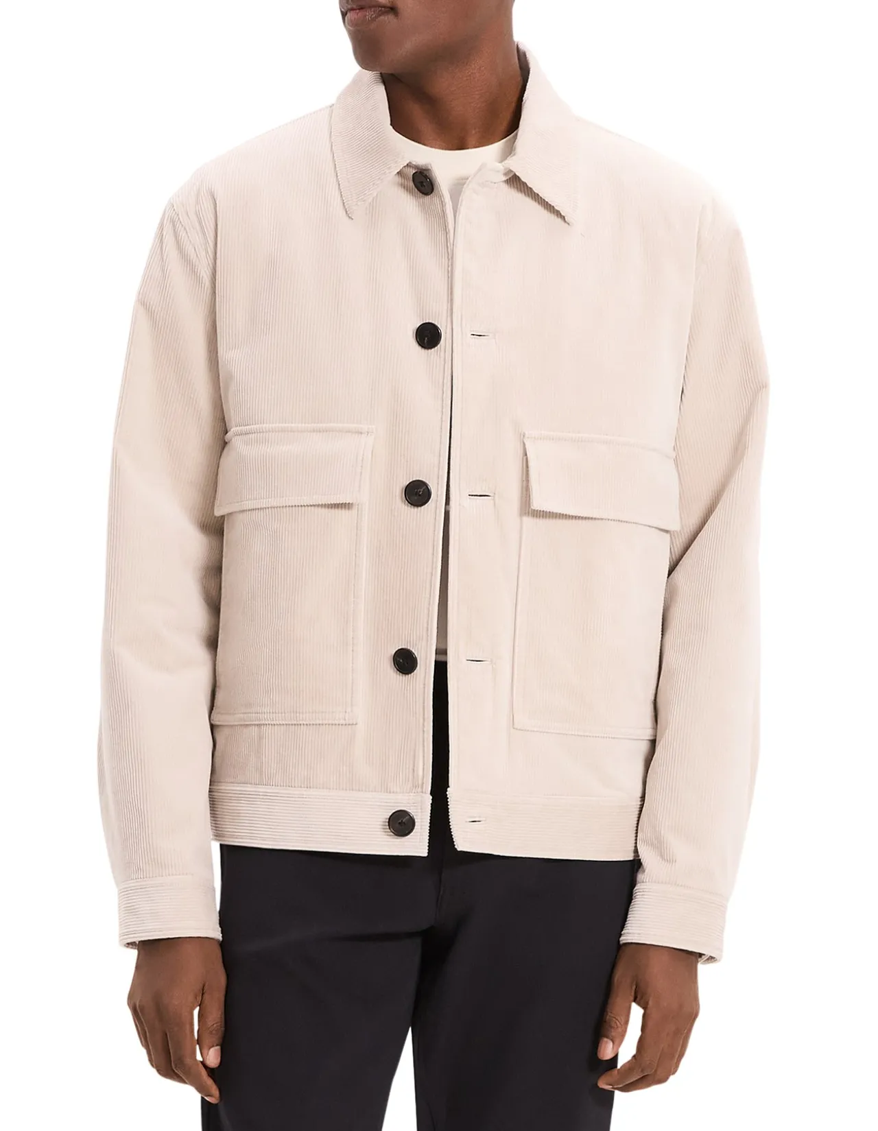 Patch Pocket Jacket in Brushed Corduroy