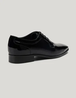 Patent Derby Lace Up