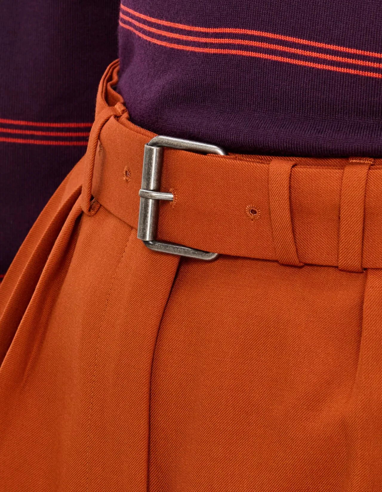 PEACHES PLEATED TROUSERS