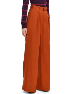 PEACHES PLEATED TROUSERS