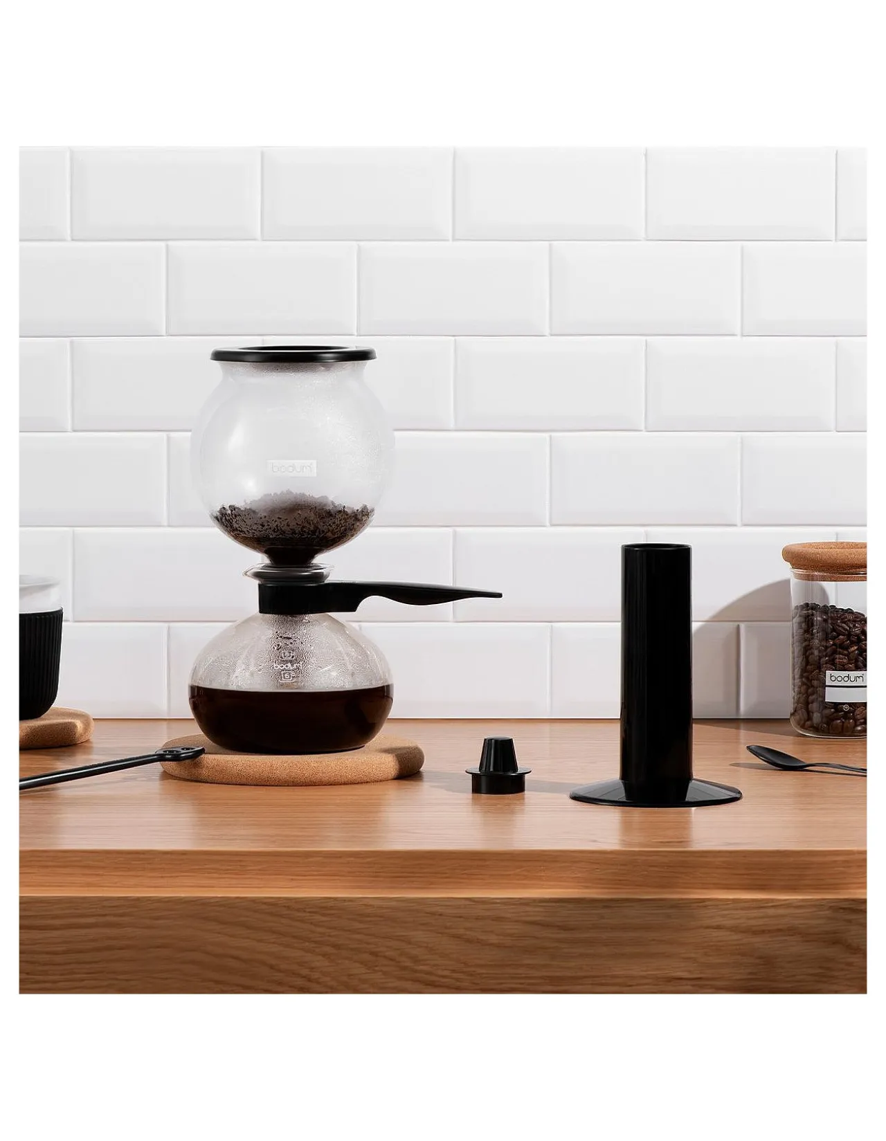 PEBO VACUUM COFFEE MAKER 8 CUP/1.0L