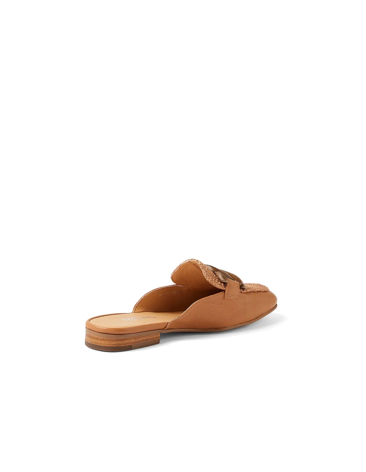 PEEBLES MI DK TAN TAN LEATHER SYN RAFFIA