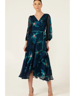 PENDULUM WRAP DRESS