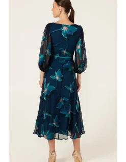 PENDULUM WRAP DRESS