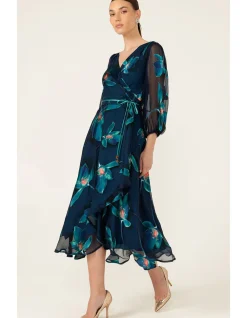 PENDULUM WRAP DRESS