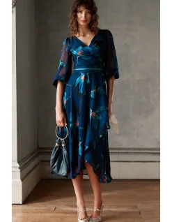 PENDULUM WRAP DRESS