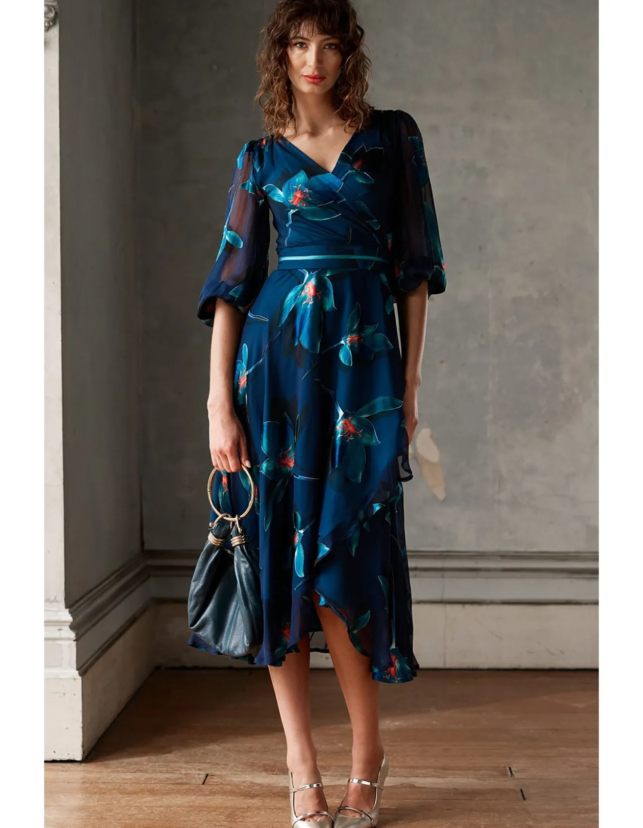 PENDULUM WRAP DRESS