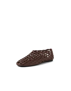 Penelopies Lightweight Mesh Leather Flats