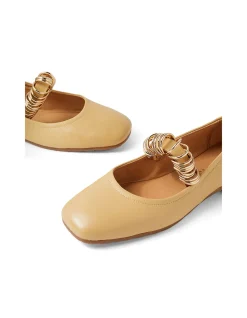 Perky Ring Detail Square Toe Mary Janes