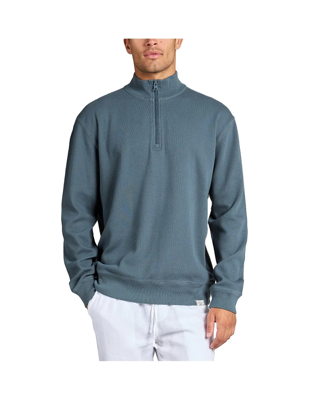 PERRY LS WAFFLE 1/4 ZIP