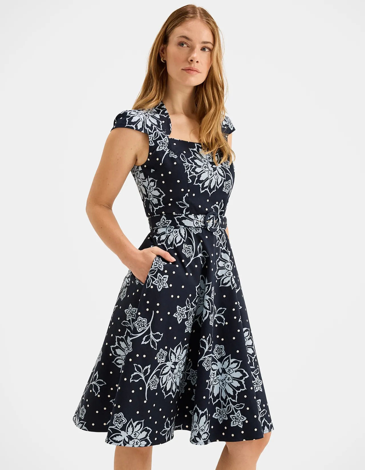 Petal Floral Dot Dress