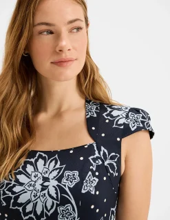 Petal Floral Dot Dress