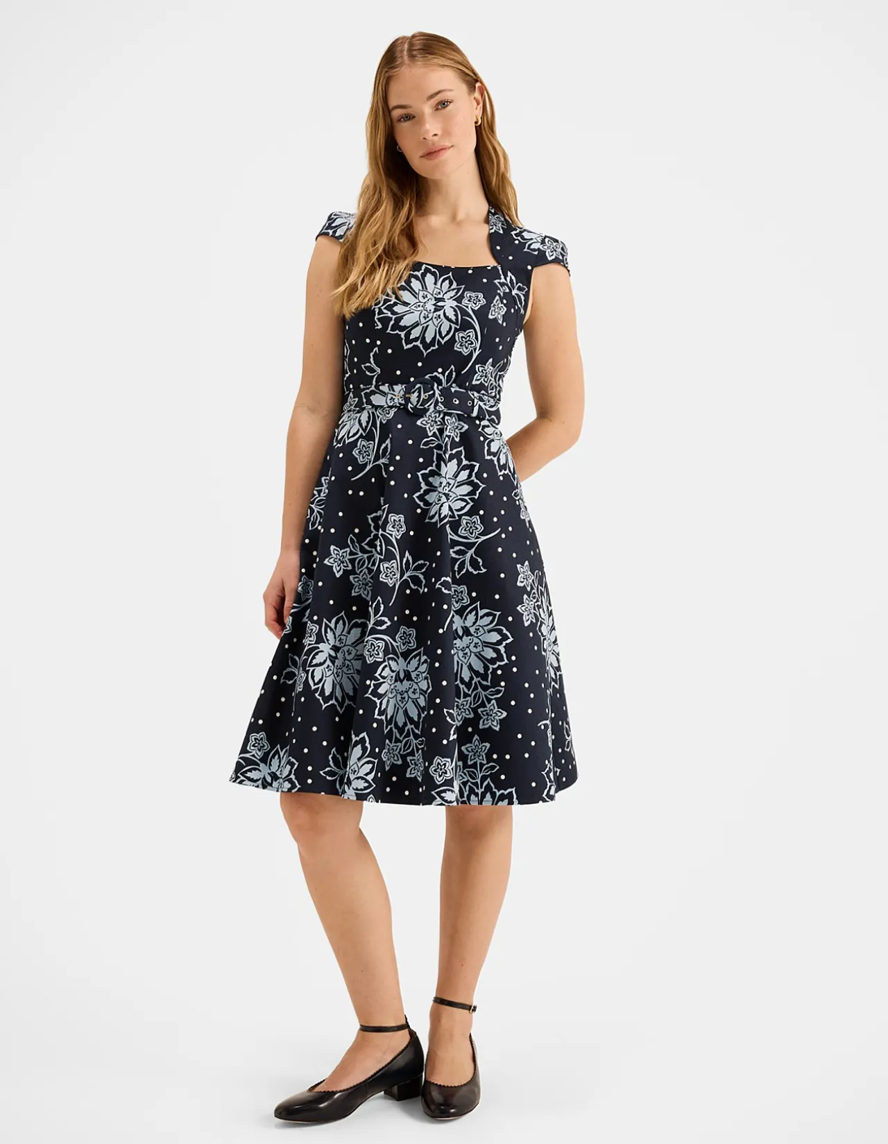 Petal Floral Dot Dress
