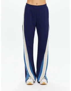 Petra Flare Split Hem Side Stripe Pants