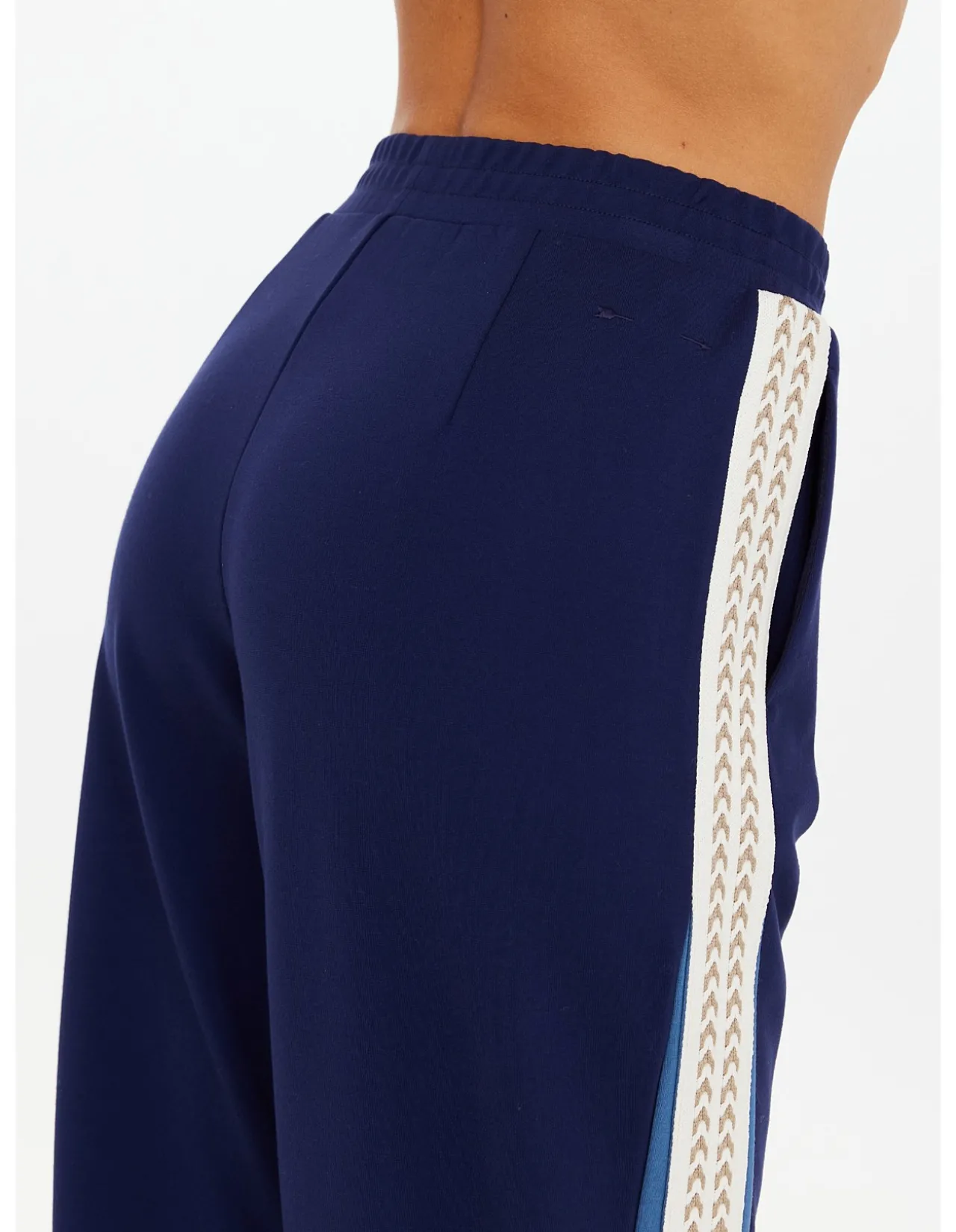 Petra Flare Split Hem Side Stripe Pants