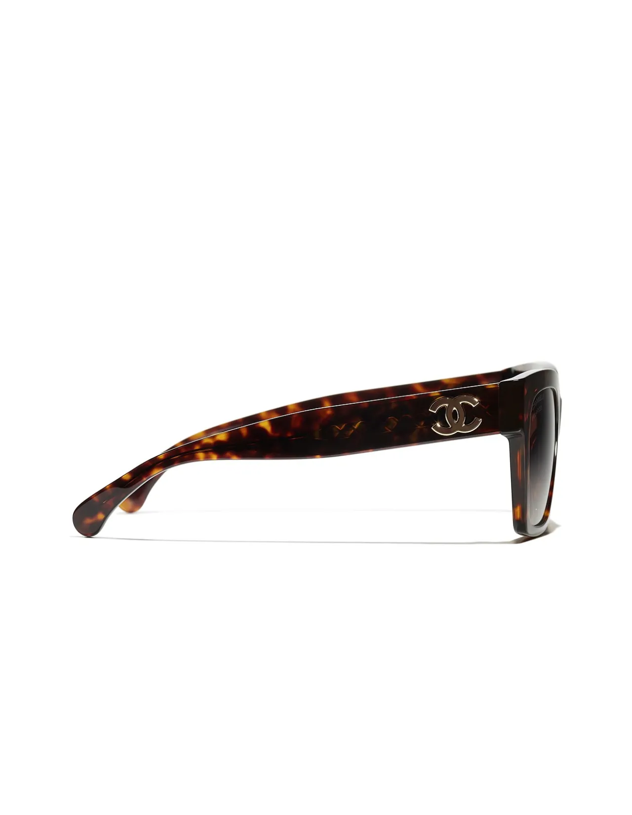 Pillow Polarised Brown Gradient Square Sunglasses