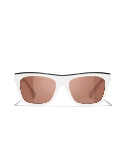 Pillow WHITE DARK BROWN Sunglasses