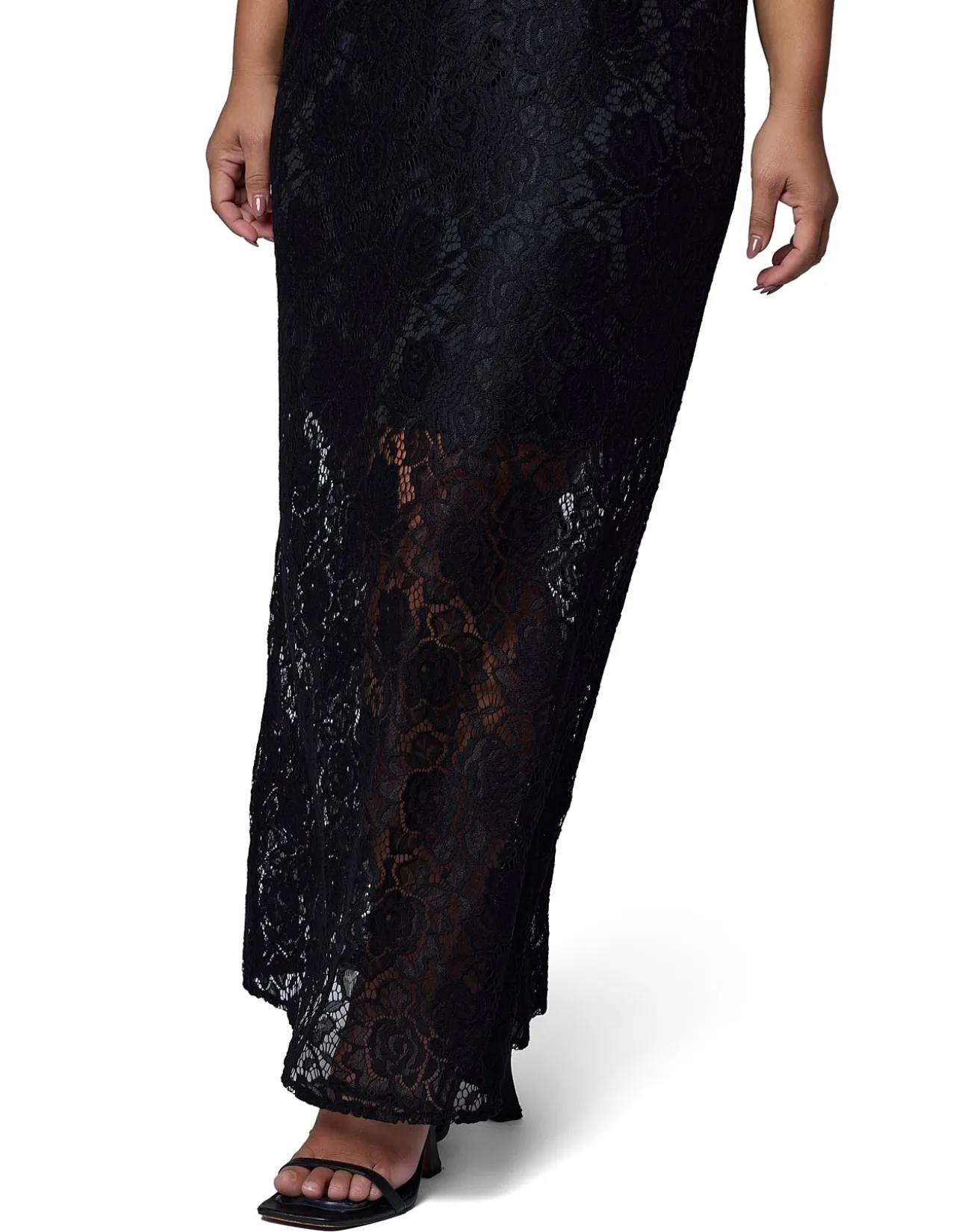 PINK DUSK-CAPTIVATED LACE MAXI SKIRT