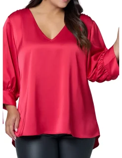 PINK DUSK-CHARMED BLOUSE