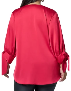 PINK DUSK-CHARMED BLOUSE