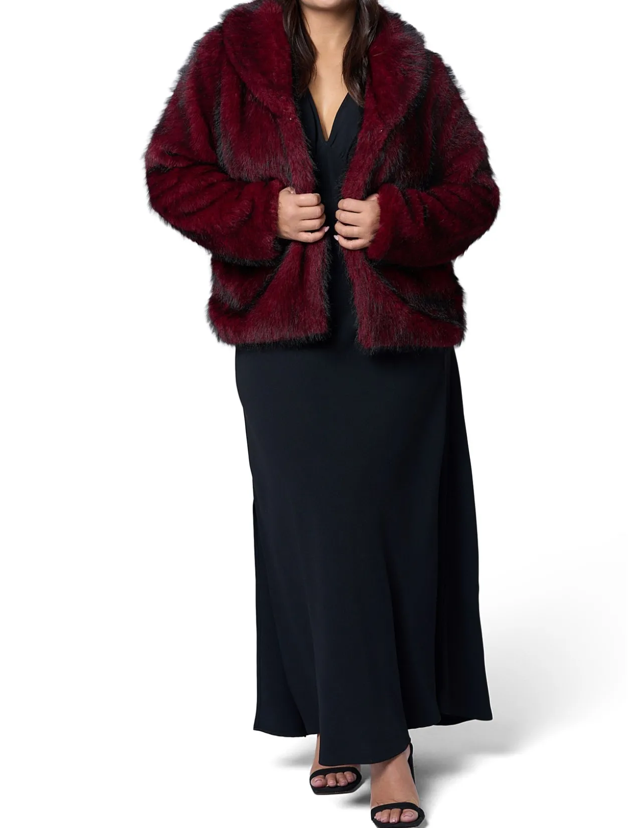 PINK DUSK-HOT PURSUIT FUR COAT