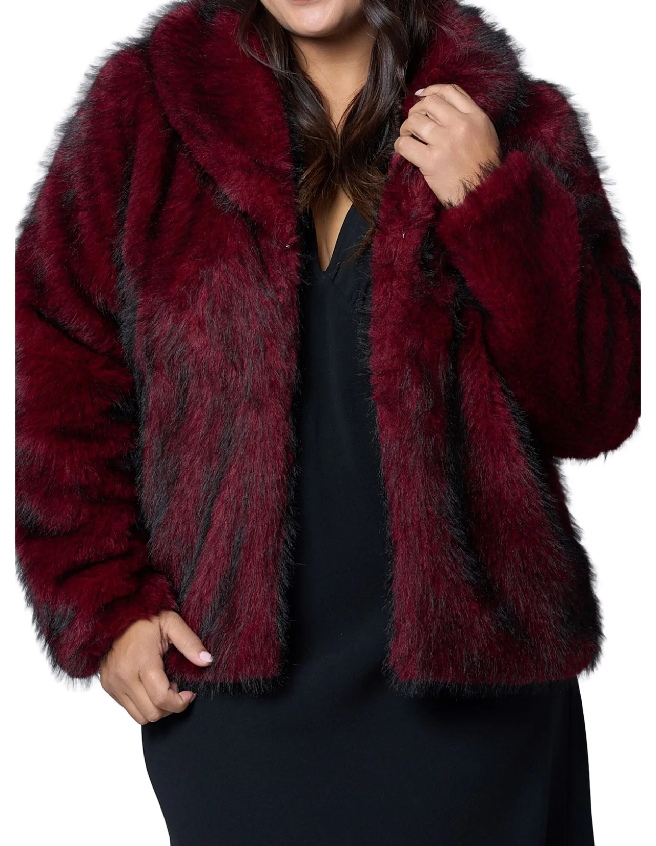 PINK DUSK-HOT PURSUIT FUR COAT