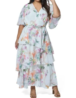 PINK DUSK - HYPNOTIC MAXI DRESS