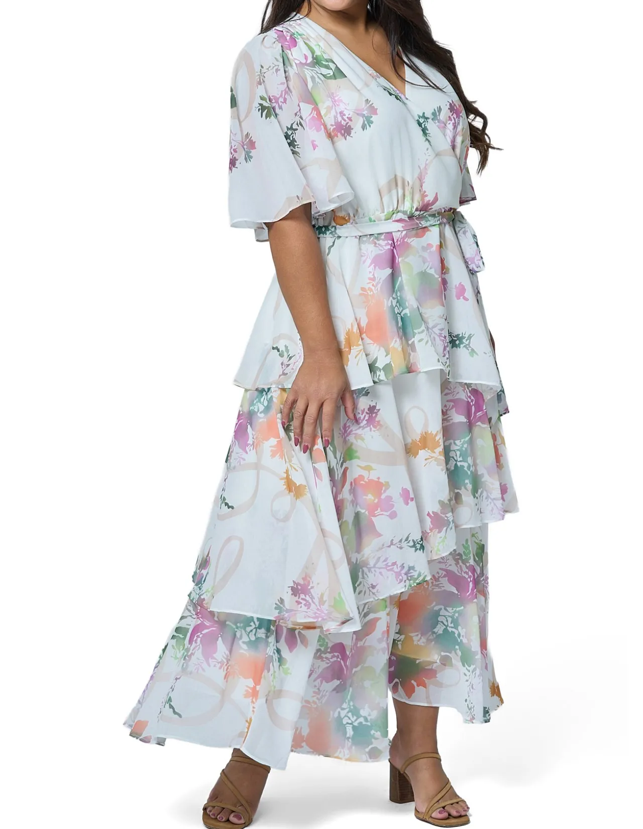 PINK DUSK - HYPNOTIC MAXI DRESS