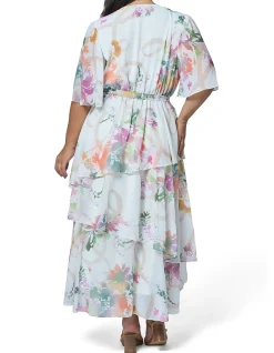 PINK DUSK - HYPNOTIC MAXI DRESS