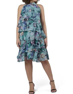 PINK DUSK-RAPTURES KISS DRESS