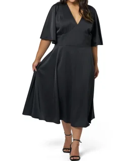 PINK DUSK - SEDUCTIVE SECRETS MIDI DRESS