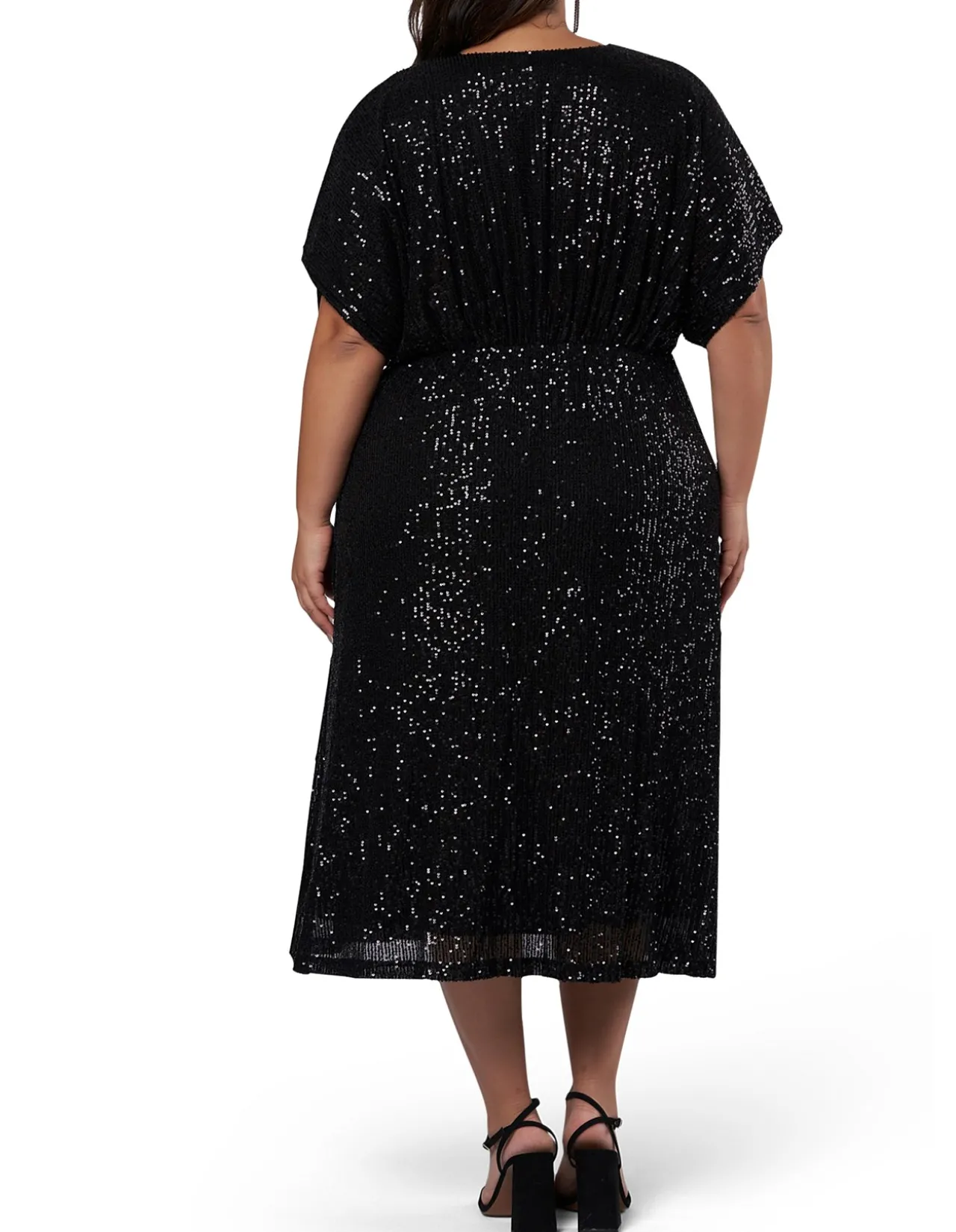 PINK DUSK - WANT YOU SEQUIN MIDI DRESS