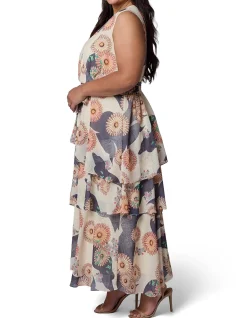 PINK DUSK-WILD NIGHTS MAXI DRESS
