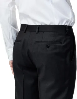 Pinpoint Twill Suit Pant Charcoal