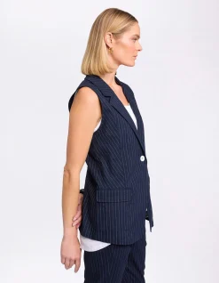PINSTRIPE VEST