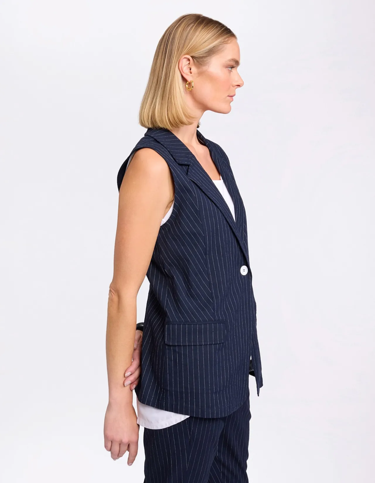 PINSTRIPE VEST