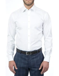 PIONEER WHITE ITALIAN Cotton Twill Shirt FCE300