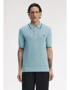 PIQUE STITCH KNITTED SHIRT