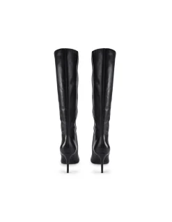 Pisa Knee Leather Ankle Boot