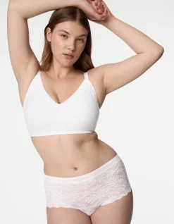 3pk Flexifit Lace High Rise Shorts
