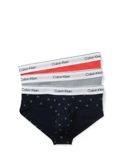3PK ICON LOGO COTTON STRETCH HIP BRIEF