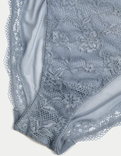 3Pk Jasmine Lace High Waist High Leg Brief